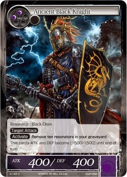 Ancient Black Knight (2) [OG2] - Force of Will Single