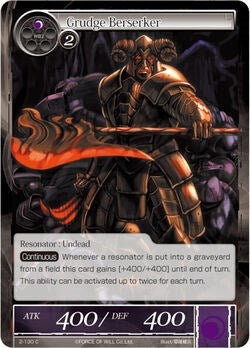 Grudge Berserker (2) [OG2] - Force of Will Single