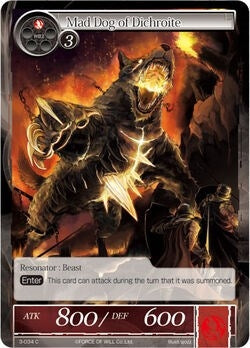 Mad Dog of Dichroite (3) [OG3] - Force of Will Single