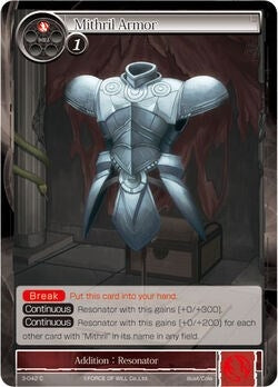 Mithril Armor (3) [OG3] - Force of Will Single