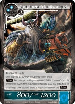 Aegir the Sea God of the Tempest (3) [OG3] - Force of Will Single