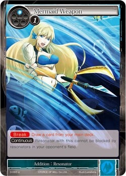 Mermaid Weapon (3) [OG3] - Force of Will Single