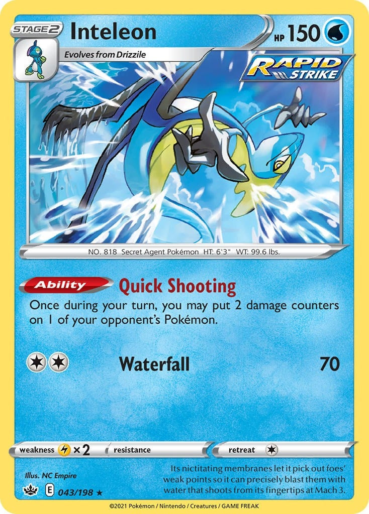 Image for Inteleon (043/198) (Deck Exclusives) - Pokemon