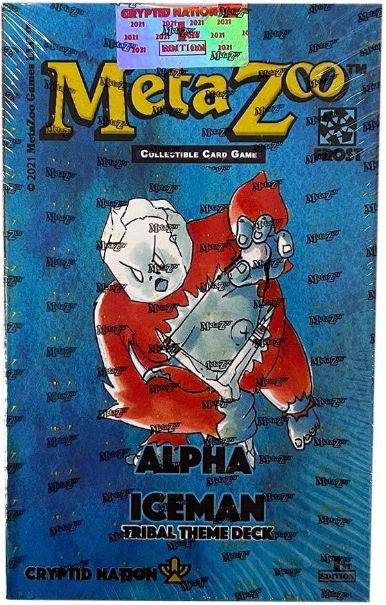 Cryptid Nation: Tribal Theme Deck - Frost First Edition [CNFE-TD] - MetaZoo Sealed
