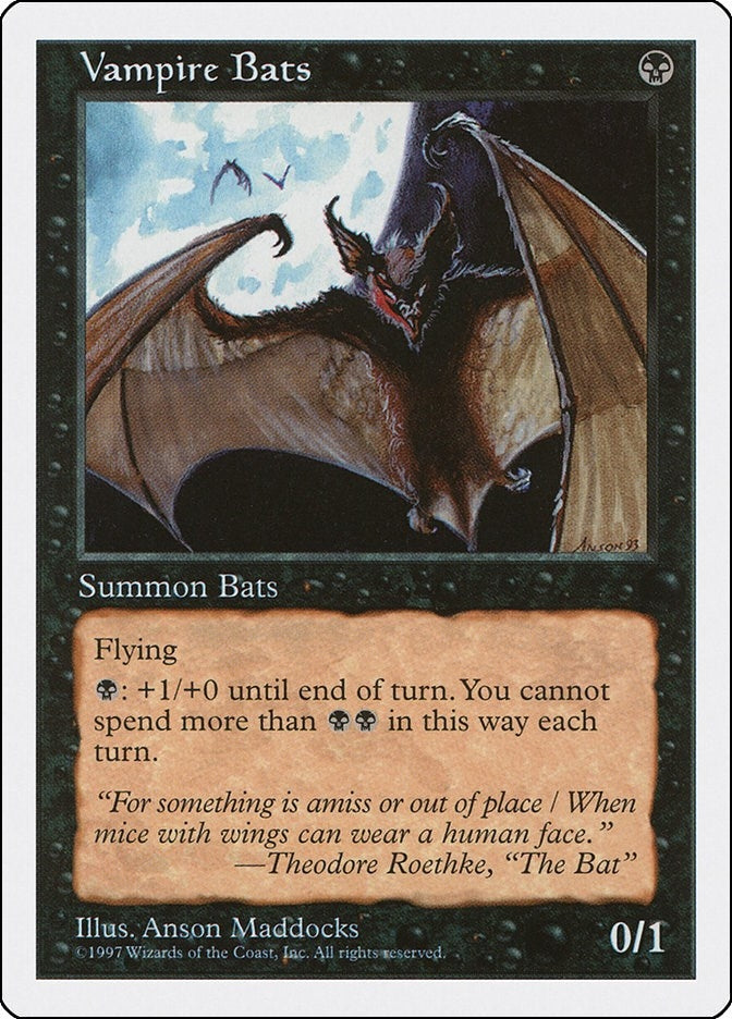 Vampire Bats [5ED] - MTG Single