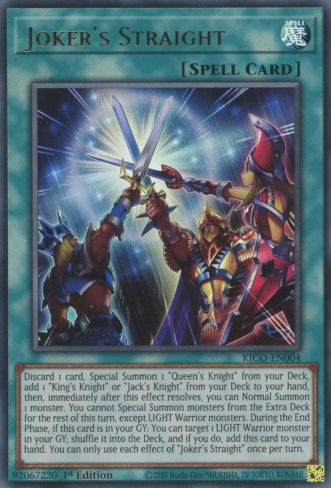 Joker’s Straight (4) (KICO) - YuGiOh Single