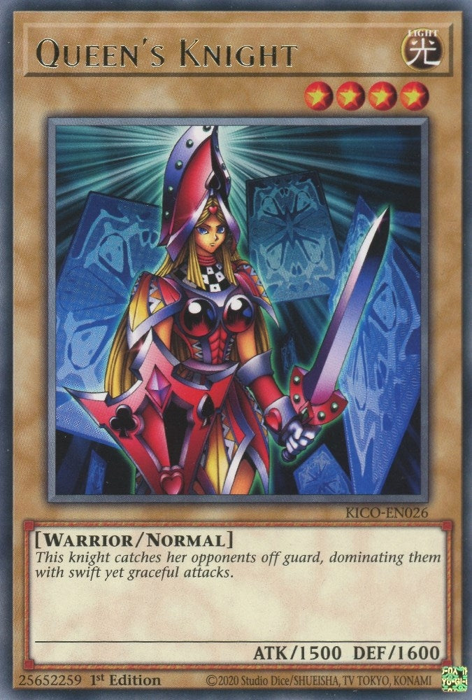 Queen’s Knight (26) (KICO) - YuGiOh Single