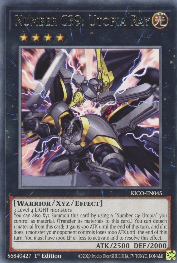 Number C39: Utopia Ray (45) (KICO) - YuGiOh Single