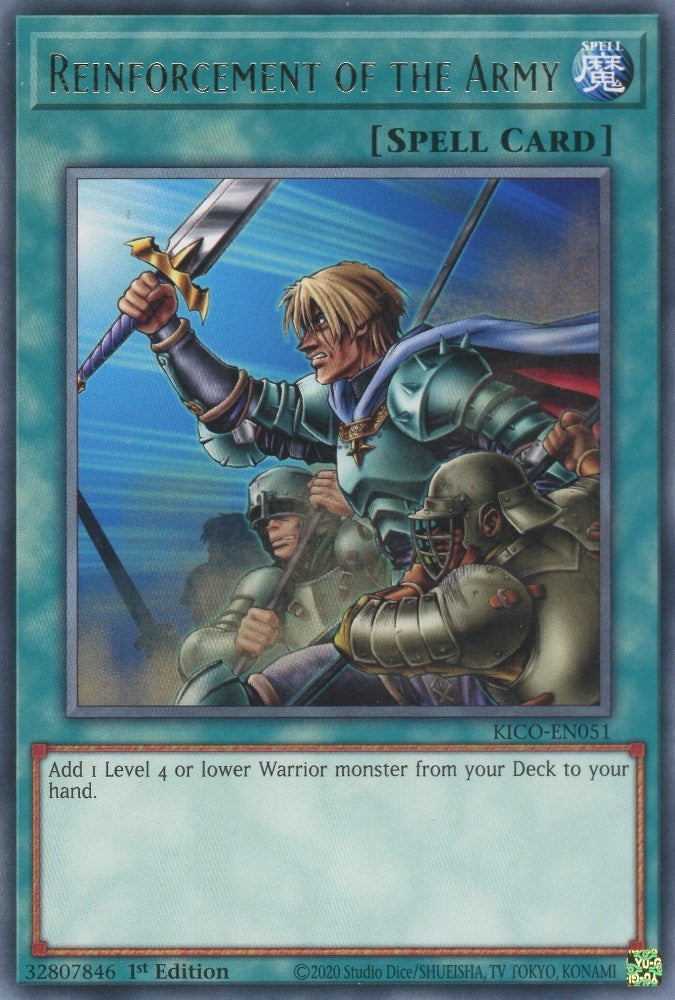 Reinforcement of the Army (51) (KICO) - YuGiOh Single