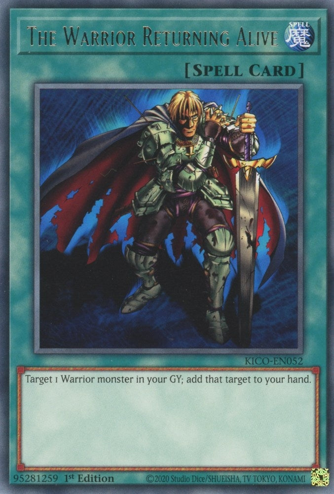 The Warrior Returning Alive (52) (KICO) - YuGiOh Single