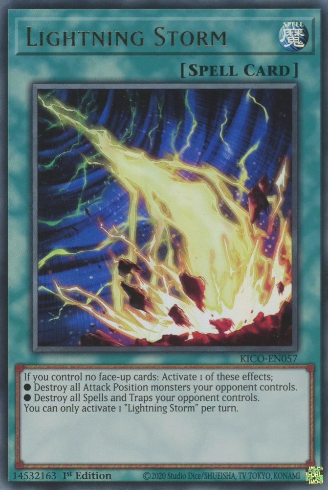 Lightning Storm (57) (KICO) - YuGiOh Single