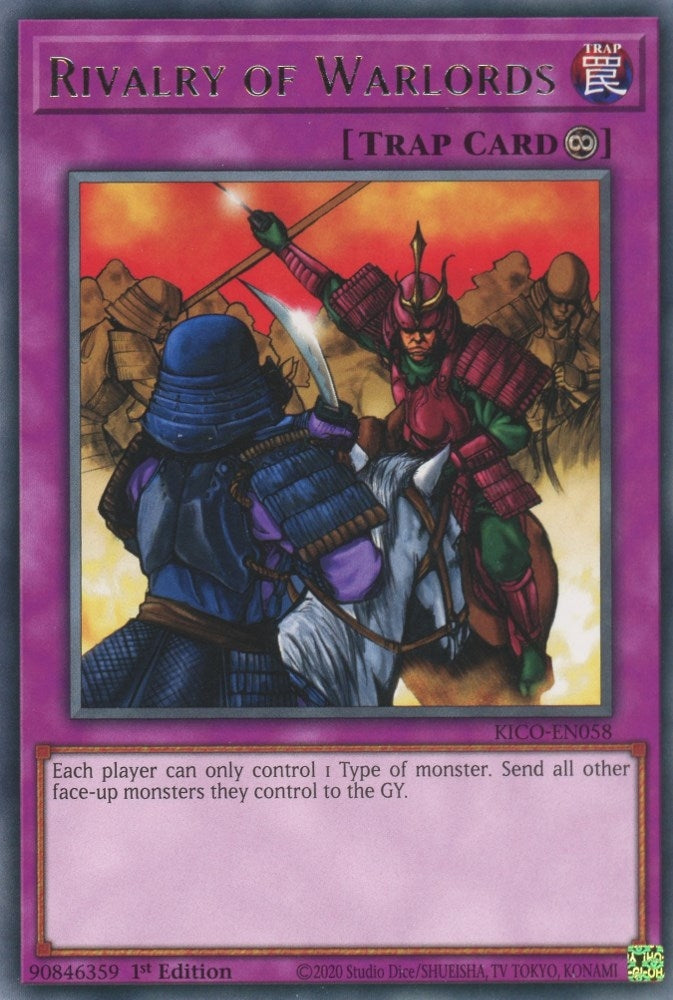Rivalry of Warlords (58) (KICO) - YuGiOh Single