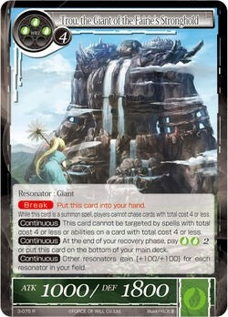 Trou the Giant of the Fairie’s Stronghold (3) [OG3] - Force of Will Single
