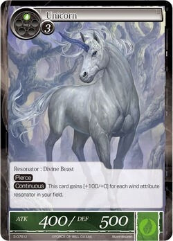 Unicorn (3) [OG3] - Force of Will Single