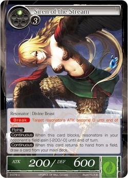 Siren of the Stream (3) [OG3] - Force of Will Single