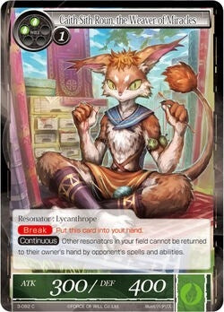 Caith Sith Roun the Weaver of Miracles (3) [OG3] - Force of Will Single