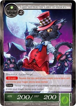 Caith Sith Roo the Caller of Miracles (3) [OG3] - Force of Will Single