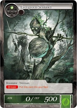 Evergreen Sentinel (3) [OG3] - Force of Will Single