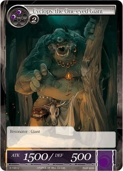 Cyclops the One-eyed Giant (3) [OG3] - Force of Will Single