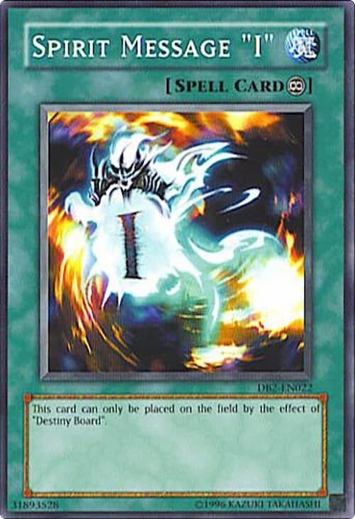 Spirit Message ’I’ (2022) - YuGiOh Single