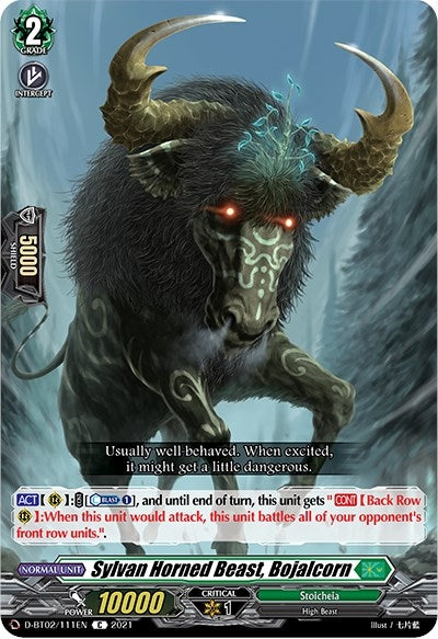 Sylvan Horned Beast Bojalcorn (2111) [D-BT02] - Cardfight Vanguard Single