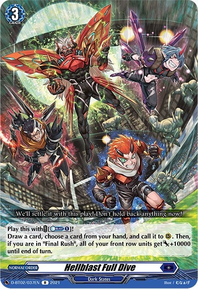 Hellblast Full Dive (2037) [D-BT02] - Cardfight Vanguard Single