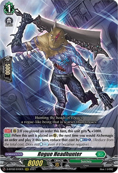 Rogue Headhunter (2010) [D-BT02] - Cardfight Vanguard Single