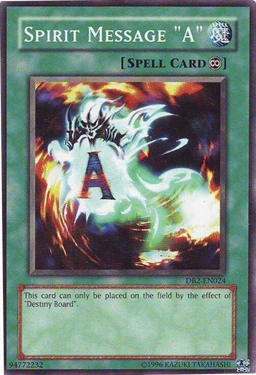 Spirit Message ’A’ (2024) - YuGiOh Single