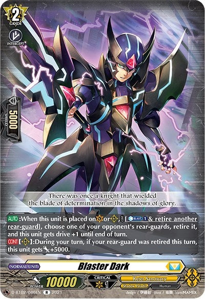 Blaster Dark (2046) [D-BT02] - Cardfight Vanguard Single