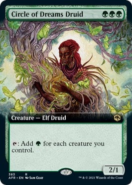 Circle of Dreams Druid (Extended Art) (383) [AFR] - MTG Single
