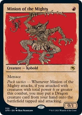 Minion of the Mighty (Showcase) (320) [AFR] - MTG Single