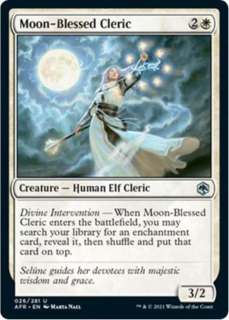 Moon-Blessed Cleric (26) [AFR] - MTG Single