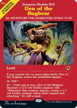 Den of the Bugbear (Dungeon Module) (351) [AFR] - MTG Single
