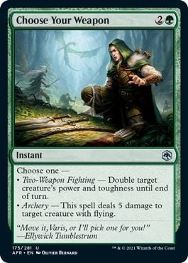 Choose Your Weapon (175) [AFR] - MTG Single