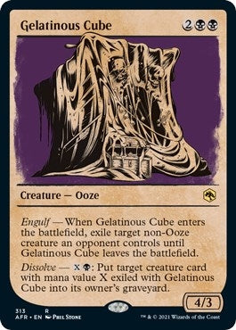 Gelatinous Cube (Showcase) (313) [AFR] - MTG Single