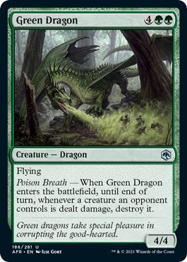 Green Dragon (186) [AFR] - MTG Single