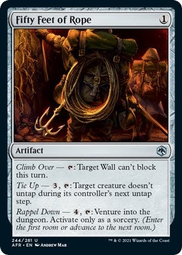 Fifty Feet of Rope (244) [AFR] - MTG Single