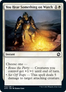 You Hear Something on Watch (42) [AFR] - MTG Single