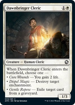 Dawnbringer Cleric (9) [AFR] - MTG Single