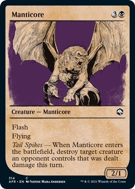 Manticore (Showcase) (314) [AFR] - MTG Single