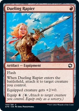 Dueling Rapier (140) [AFR] - MTG Single
