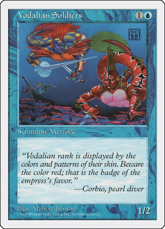Vodalian Soldiers [5ED] - MTG Single