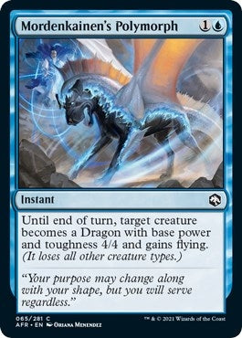 Mordenkainen’s Polymorph (65) [AFR] - MTG Single