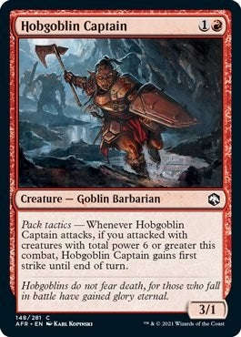 Hobgoblin Captain (148) [AFR] - MTG Single