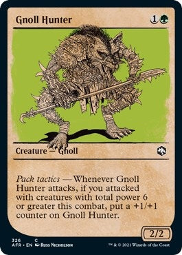Gnoll Hunter (Showcase) (326) [AFR] - MTG Single