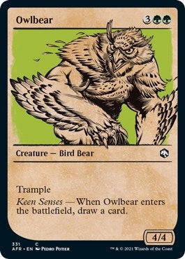 Owlbear (Showcase) (331) [AFR] - MTG Single