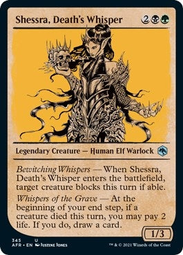 Shessra Death’s Whisper (Showcase) (345) [AFR] - MTG Single
