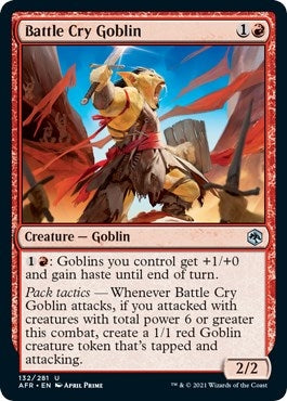 Battle Cry Goblin (132) [AFR] - MTG Single