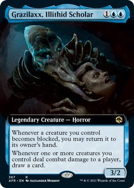 Grazilaxx Illithid Scholar (Extended Art) (367) [AFR] - MTG Single