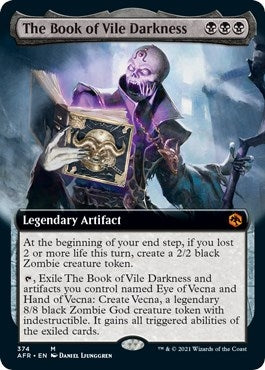 The Book of Vile Darkness (Extended Art) (374) [AFR] - MTG Single